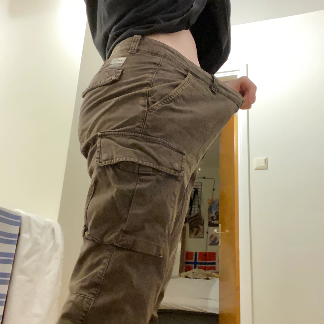 Bruna Cargobyxor - 91