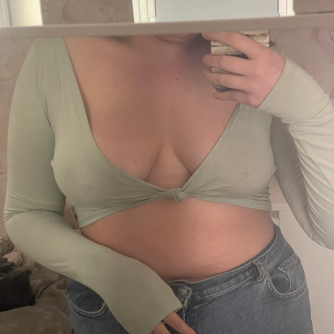 Mintgrön croptop!