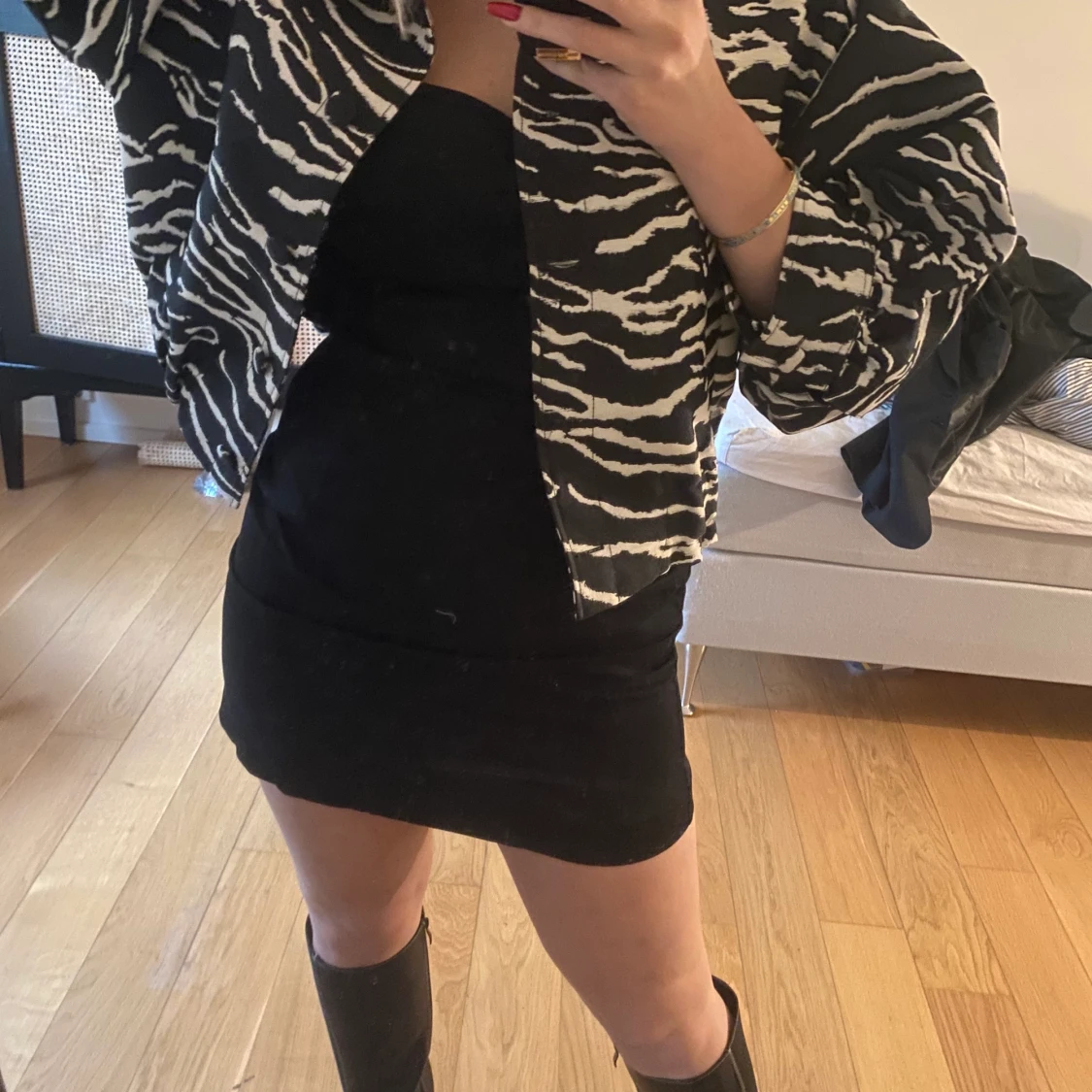 Zebramönstrad jacka