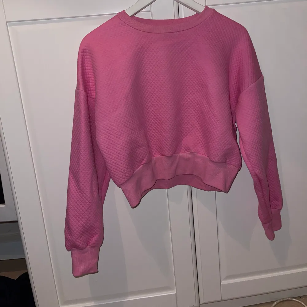 Säljer min bby rosa magtröja hoodie, jätteskön och fin köpte min från bikbok. Ifall ni är intresserade av bältet på andra bilden hör av er!. Tröjor & Koftor.