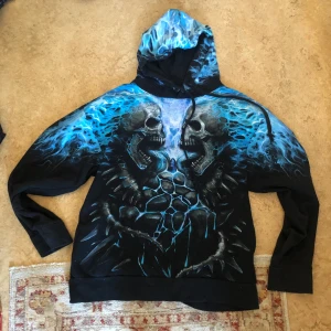 Cool hoodie - Skön och mysig hoodie från Blue Fox, köpt begagnad av en polare. Använd men fortfarande i bra skick. Värmer också väldigt bra. Kan mötas upp i city eller söder, frakt går att fixa.