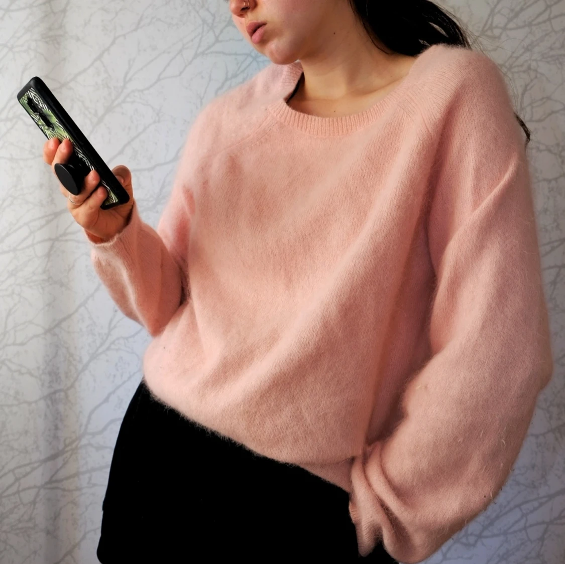 Ljusrosa tröja