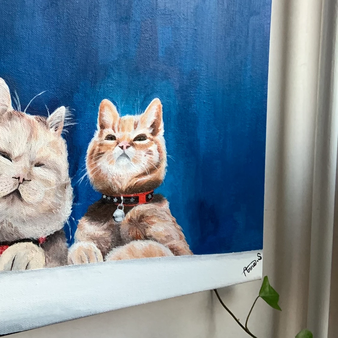 cat painting 🐱💙 - 91