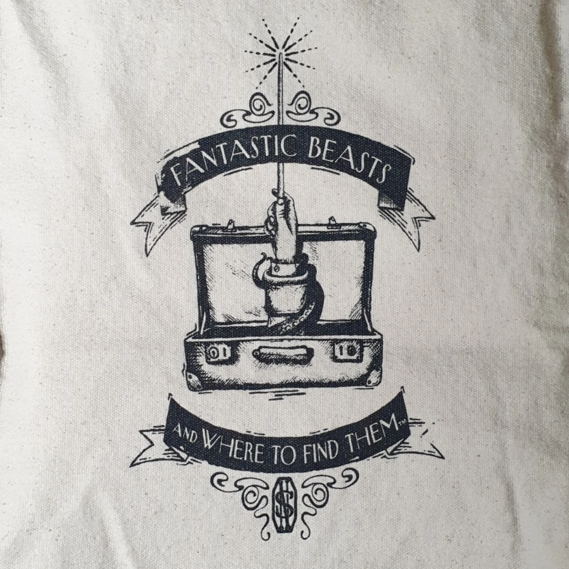 Tote bag med Harry Potter tryck - 90