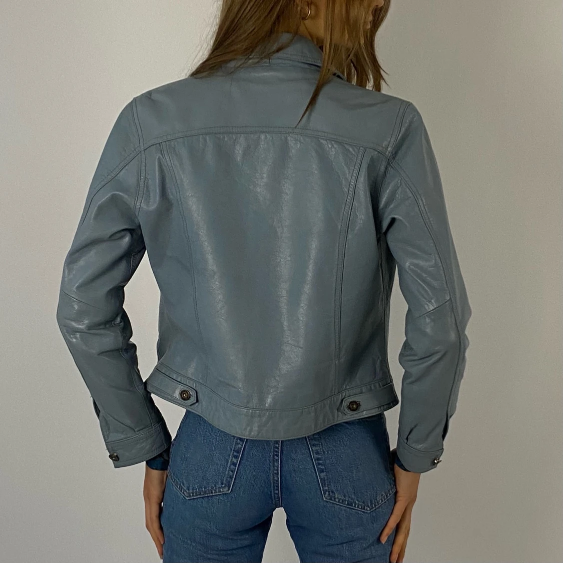 Leather biker jacket - 90