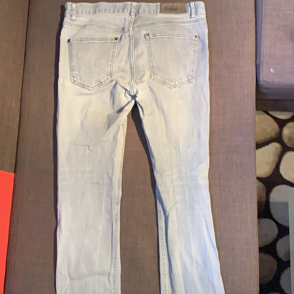 Skinny jeans with stretch (gray) - 91