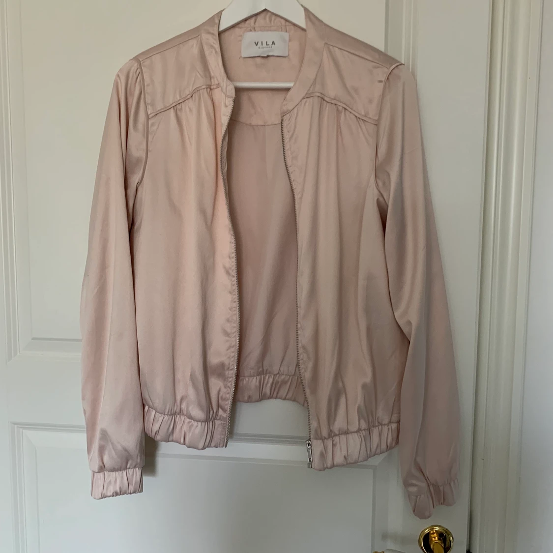 Ljusrosa bomberjacka - 90
