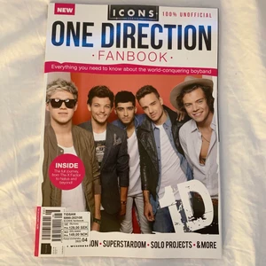 One Direction Fanbook ICONS - Oläst One Direction magasin