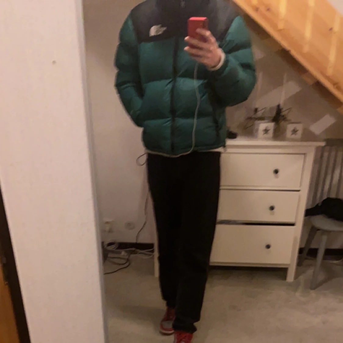 North Face 1996 Retro Puffer Jacket Grön