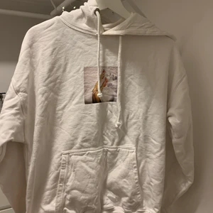 Hoodie - Vit hoodie🤍