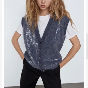 Zara kofta - En slutsåld glittrig kofta✨✨ endast använd ett fåtal gånger och därför i nyskick. Köpt för 400kr 💕❤️ storlek S