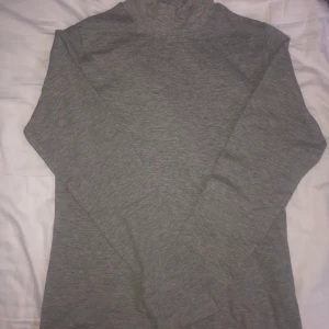 Polotröja - En grå polotröja i storleken L (men skulle själv säga en M). Skön i materialet och inte för tunn och inte för tjock. En tajt tröja, som bara är testad!!