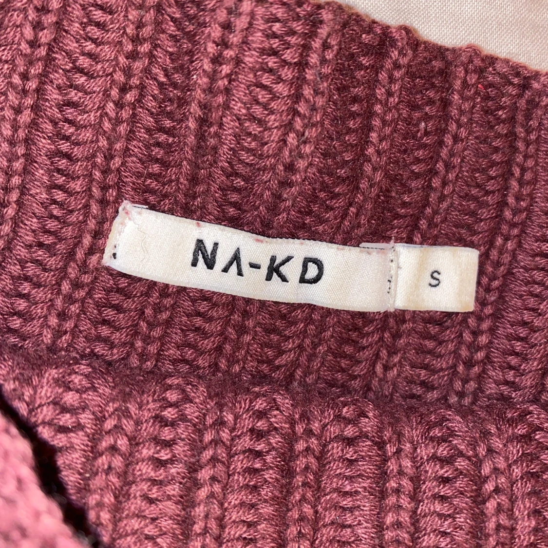 Stickad tröja NA-KD stl S - 90