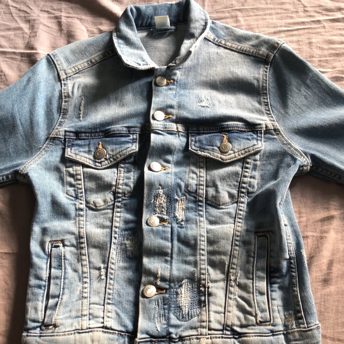 Blå Jeans jacka från H&M - 90