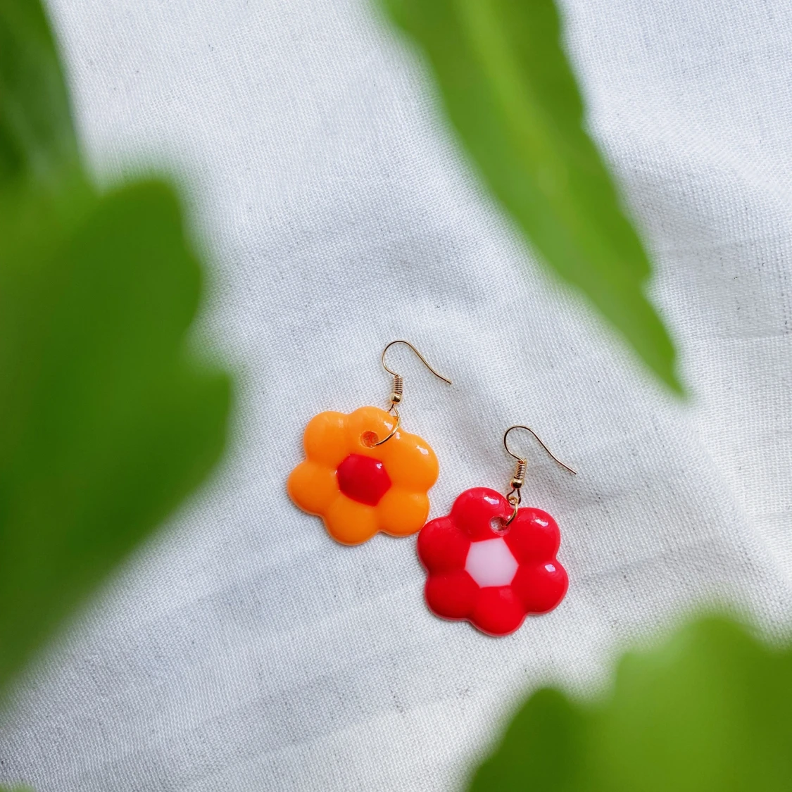 Pärlörhänge ”Nejlika”