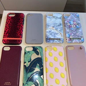 Iphorn 7/8 skal - Fina skal till iPhone 7/8💗blad annat holdit, ideal of Sweden och richmond&finch. Skriv privat ifall du vill ha fler bilder eller undrar något. Gråa holdit skalet har lite skalor men funkar ändå bra (andra bilden) Första raden 50kr /st andra raden 30kr/ st💗köparen står för fraken