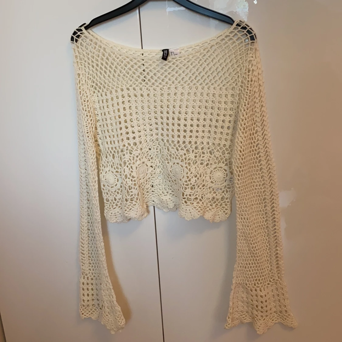 Stickad topp från HM