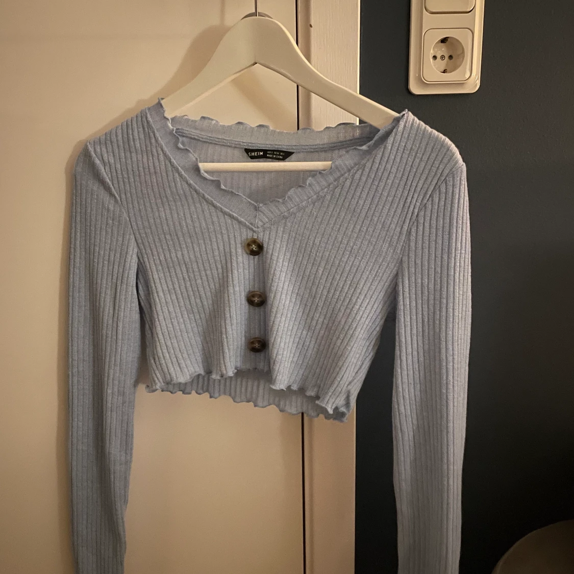 Blå fin topp från SHEIN