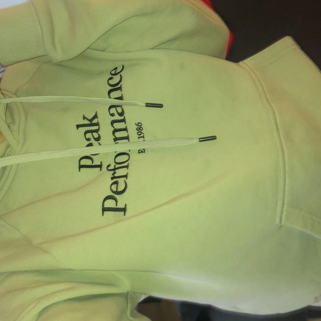Beige peak performance hoodie