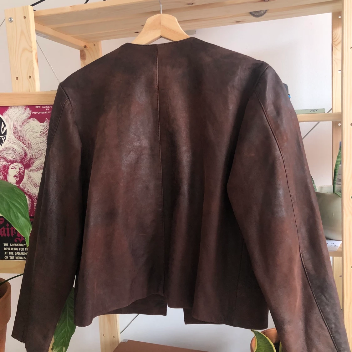 Fin läderjacka  - 91
