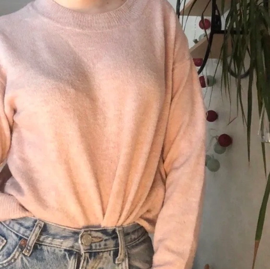 SNYGG ROSA STICKAD TRÖJA!