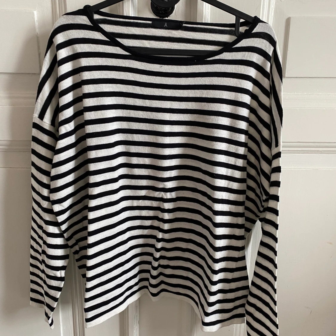 Randig, långärmad tröja