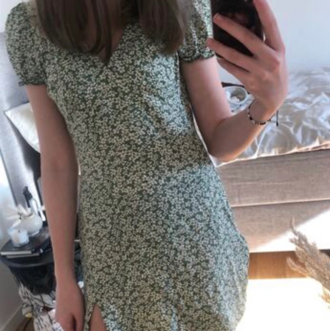 Blommig klänning  - 91