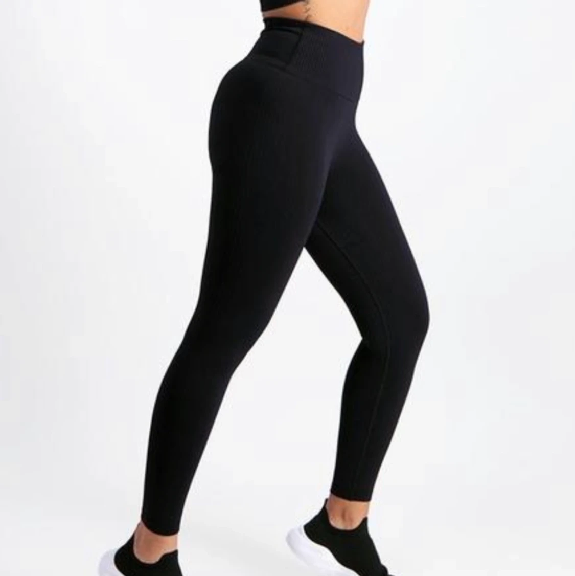 Aimn svarta seamless tights - 90