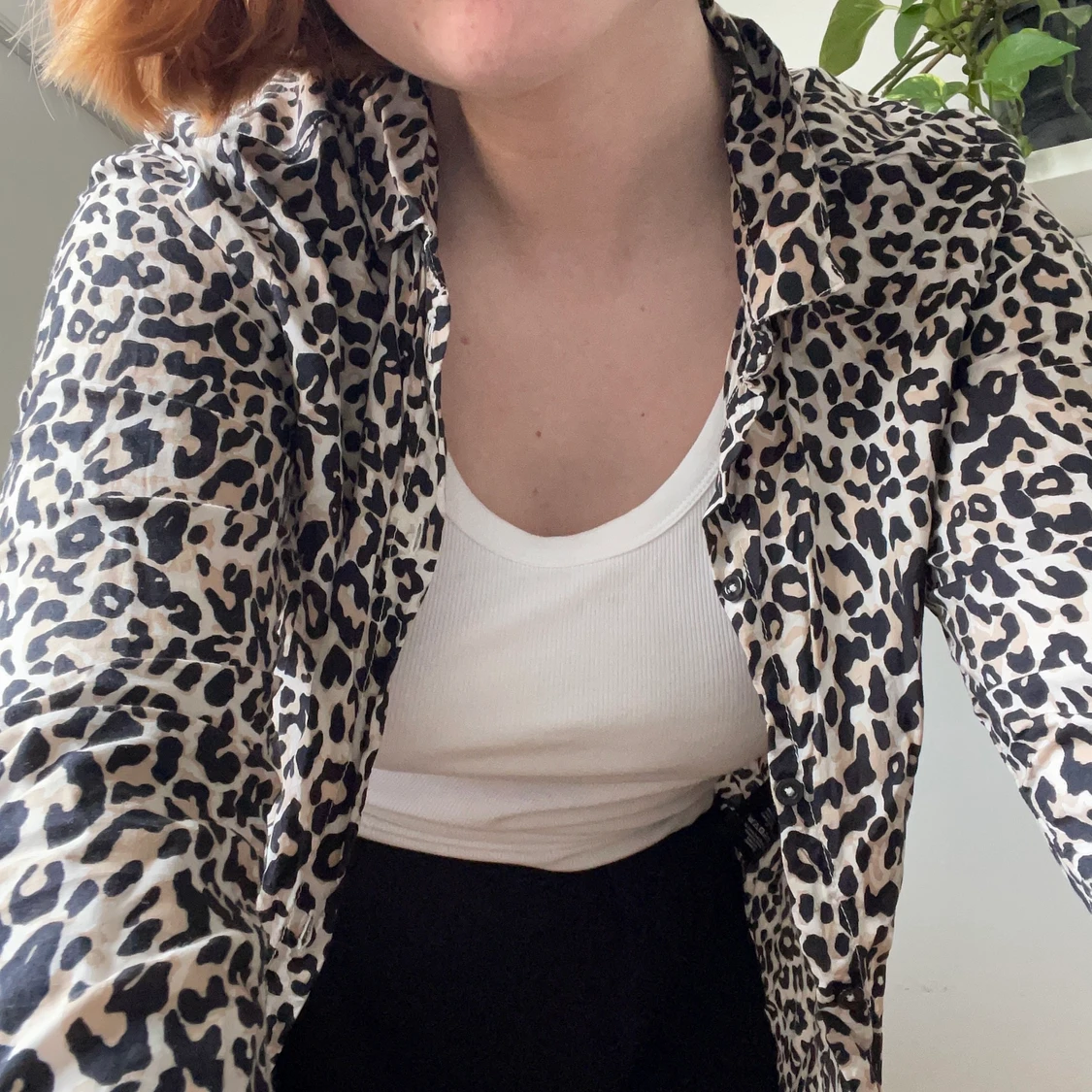 Leopardmönstrad skjorta - 91