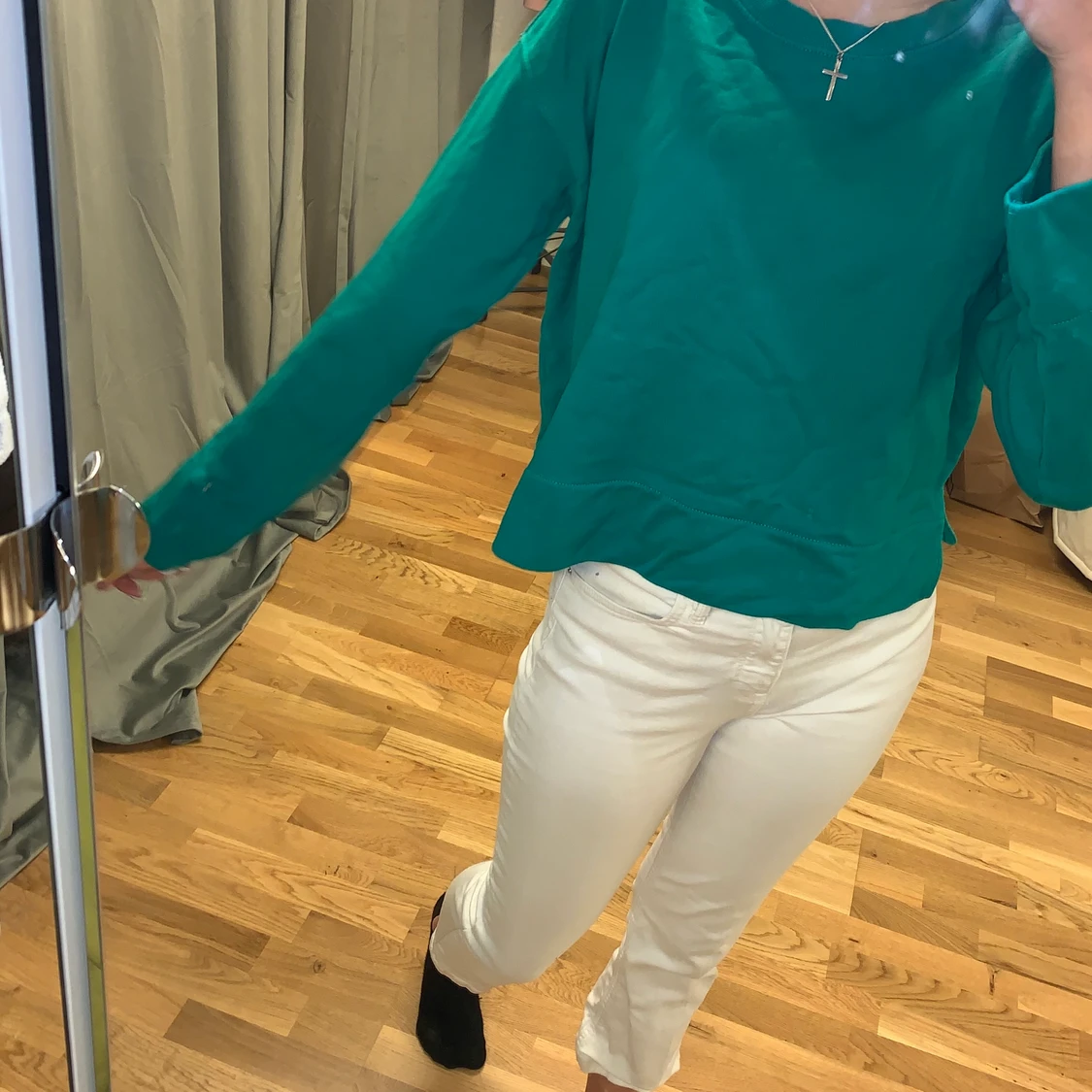 Grön långärmad tröja