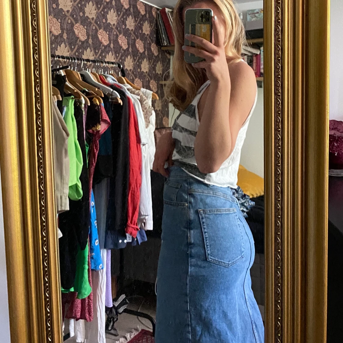 Lång jeanskjol - 90