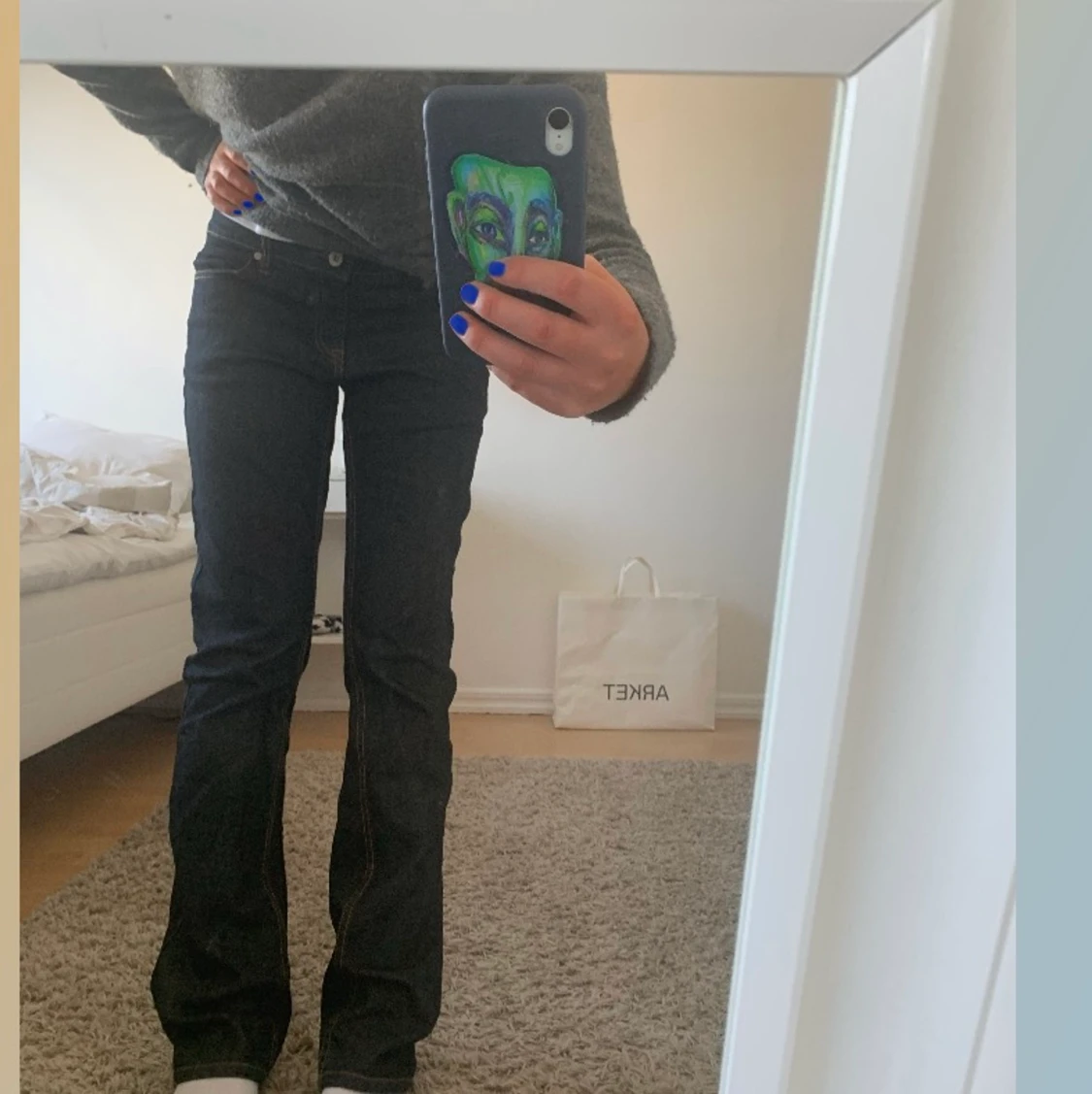 Lågmidjade jeans