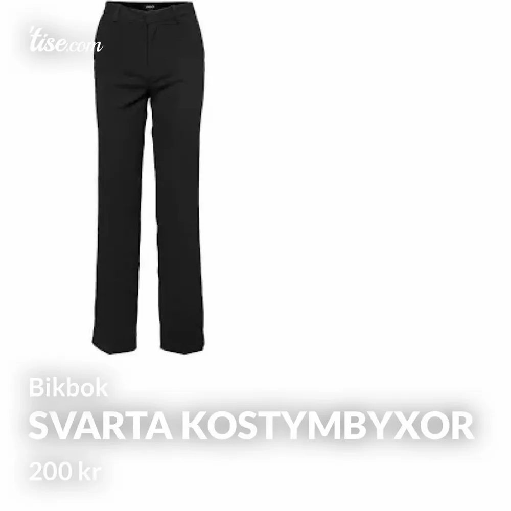 Jätte fina fräscha kostymbyxor från Bikbok. Bra passform men tyvärr för små för mig. Storlek S/M. Nypris 500, säljer för 200 inkl frakt (90kr). Jeans & Byxor.