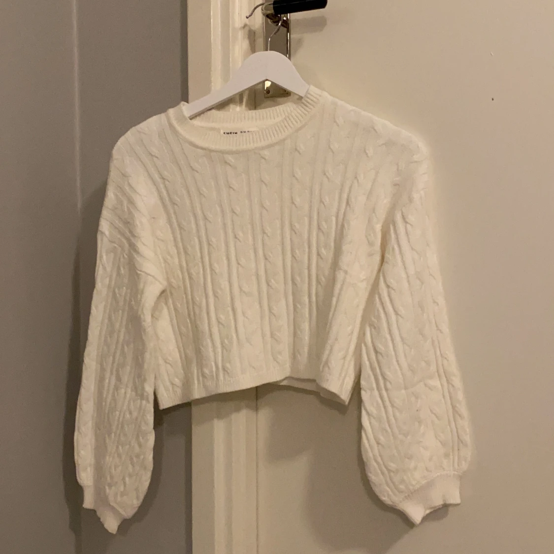 Stickad shein tröja