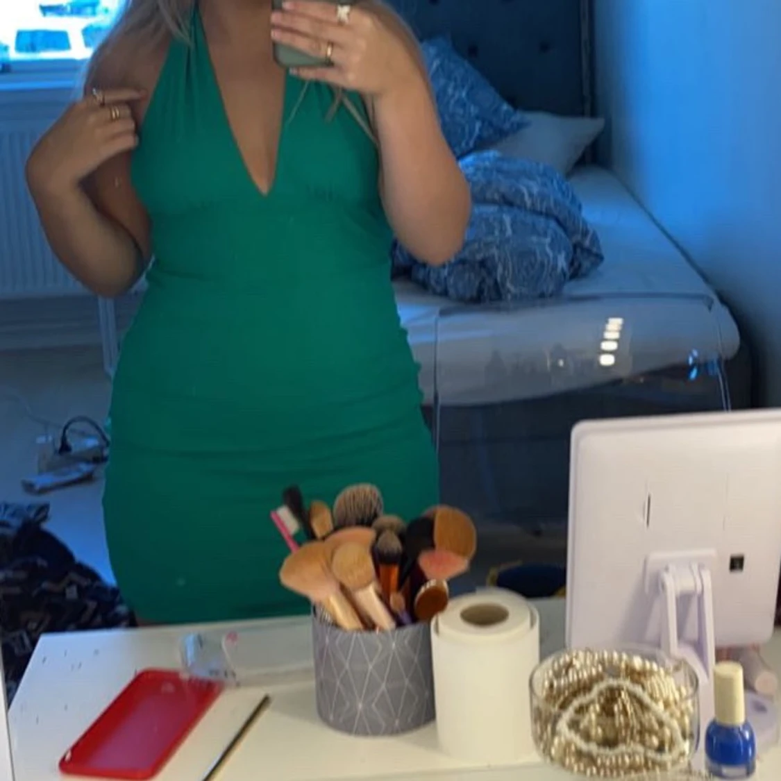 Grön klänning - 90