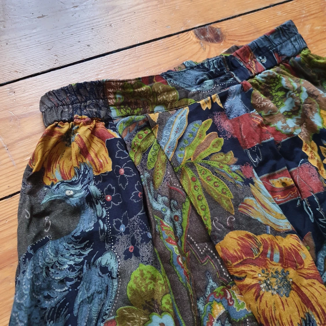 vintage högmidjad kjol - 90