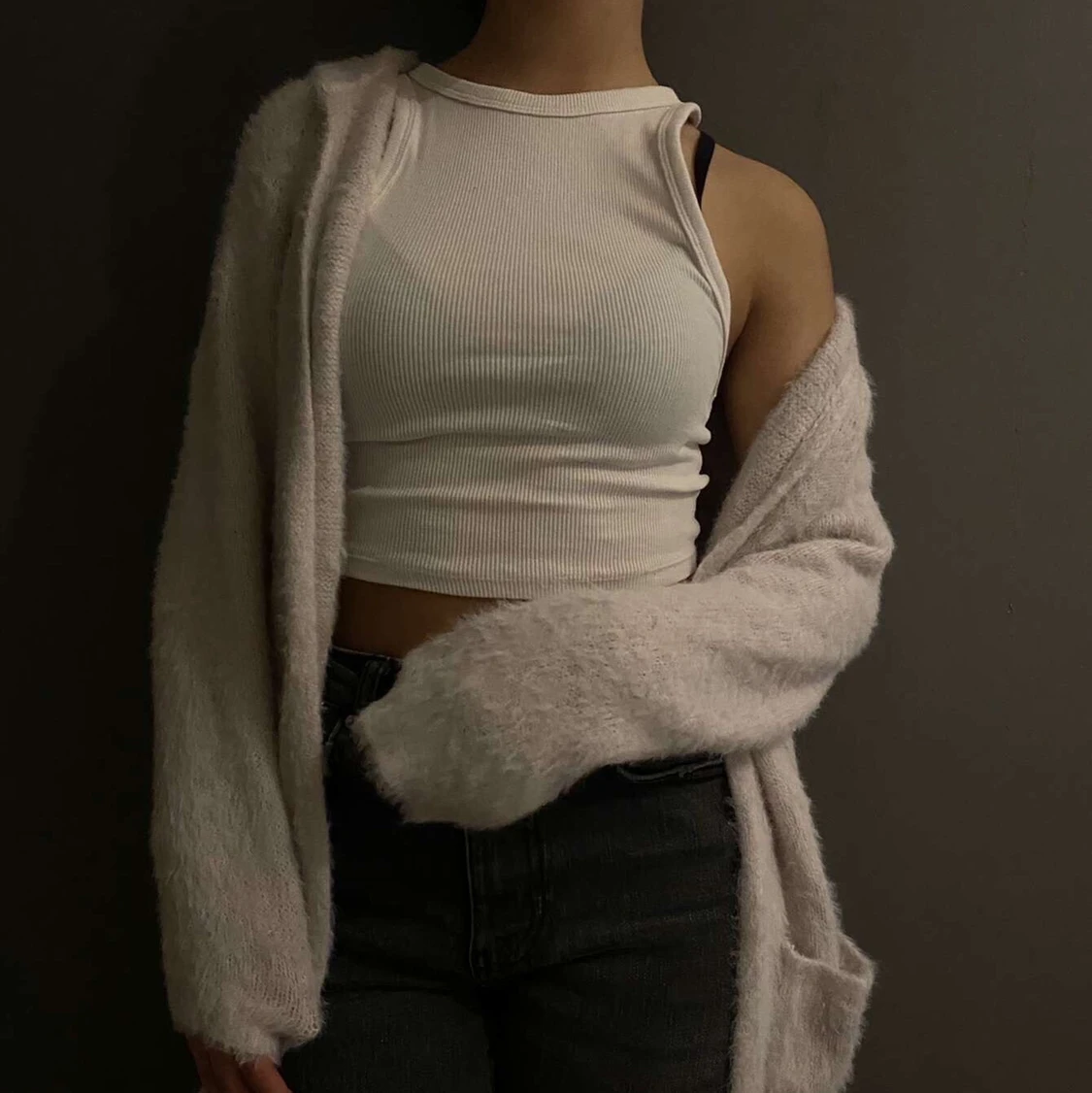 Mysig kofta med luva