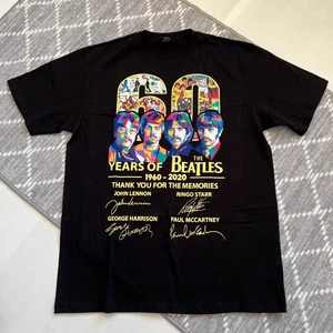 Beatles 60th Anniversary Graphic Tee - Size:XL 