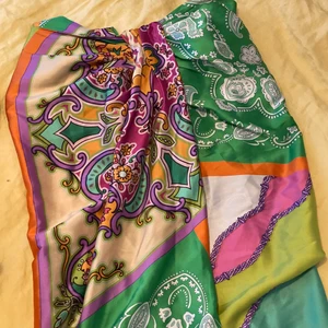 Multicolor kjol med slits - Kjol använd 1 gång så jävla skön :)))