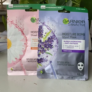 Ansiktsmasker  - Återfuktande ansiktsmasker ifrån Garnier, 1 för 20 2 för 35! 