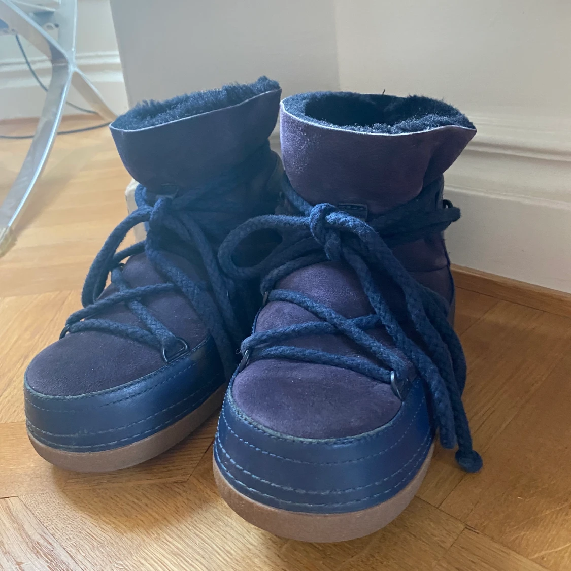 Mörkblåa Inuikki moon boot - 91