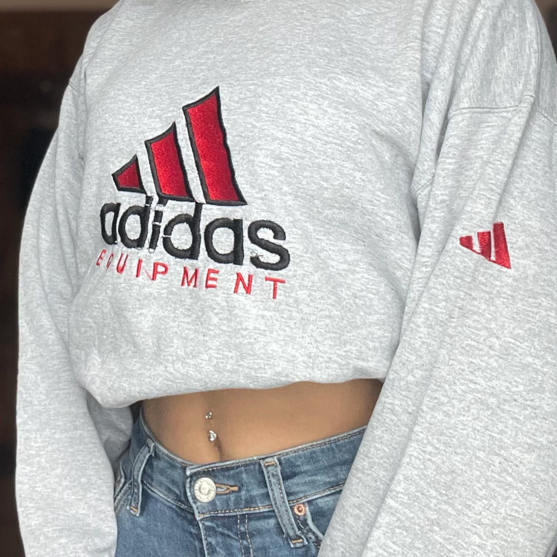 Adidas Vintage Spellout Sweater