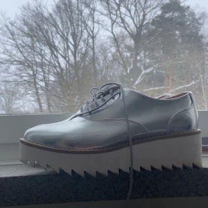 Silvriga skor - Silvriga platåskor från HM, använda en gång men kände inte att det va min stil. 