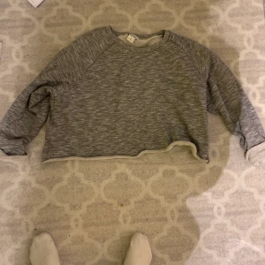 Grå tröja från Monki - Grå croppad tröja från Monki i storlek M. Köparen står för frakten :) 