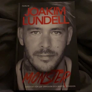 Signerad Joakim Lundell bok MONSTER - Joakim Lundells bok monster som är signerad av Joakim. Boken är i helt nytt skick. 