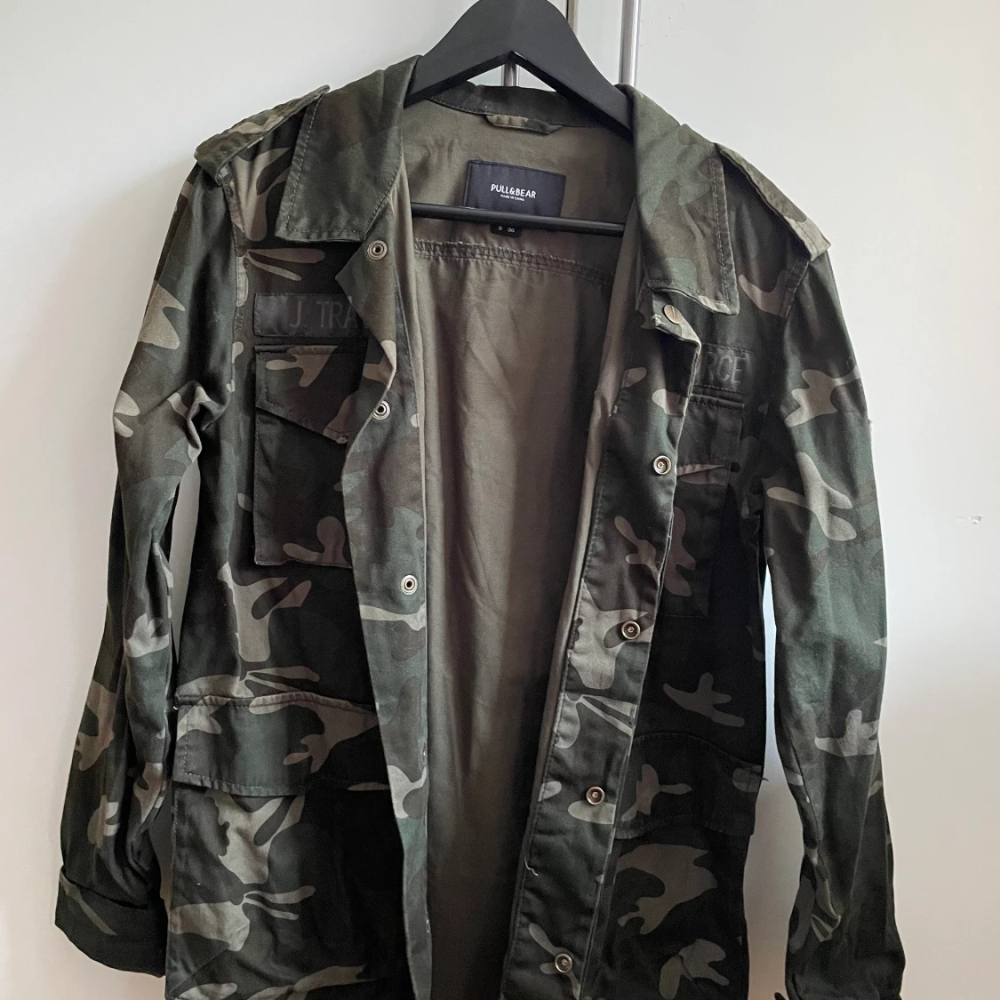 Militärmönstrad jacka