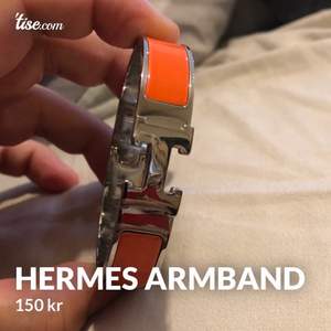 Orange Hermes armband, använd några gånger 🧡