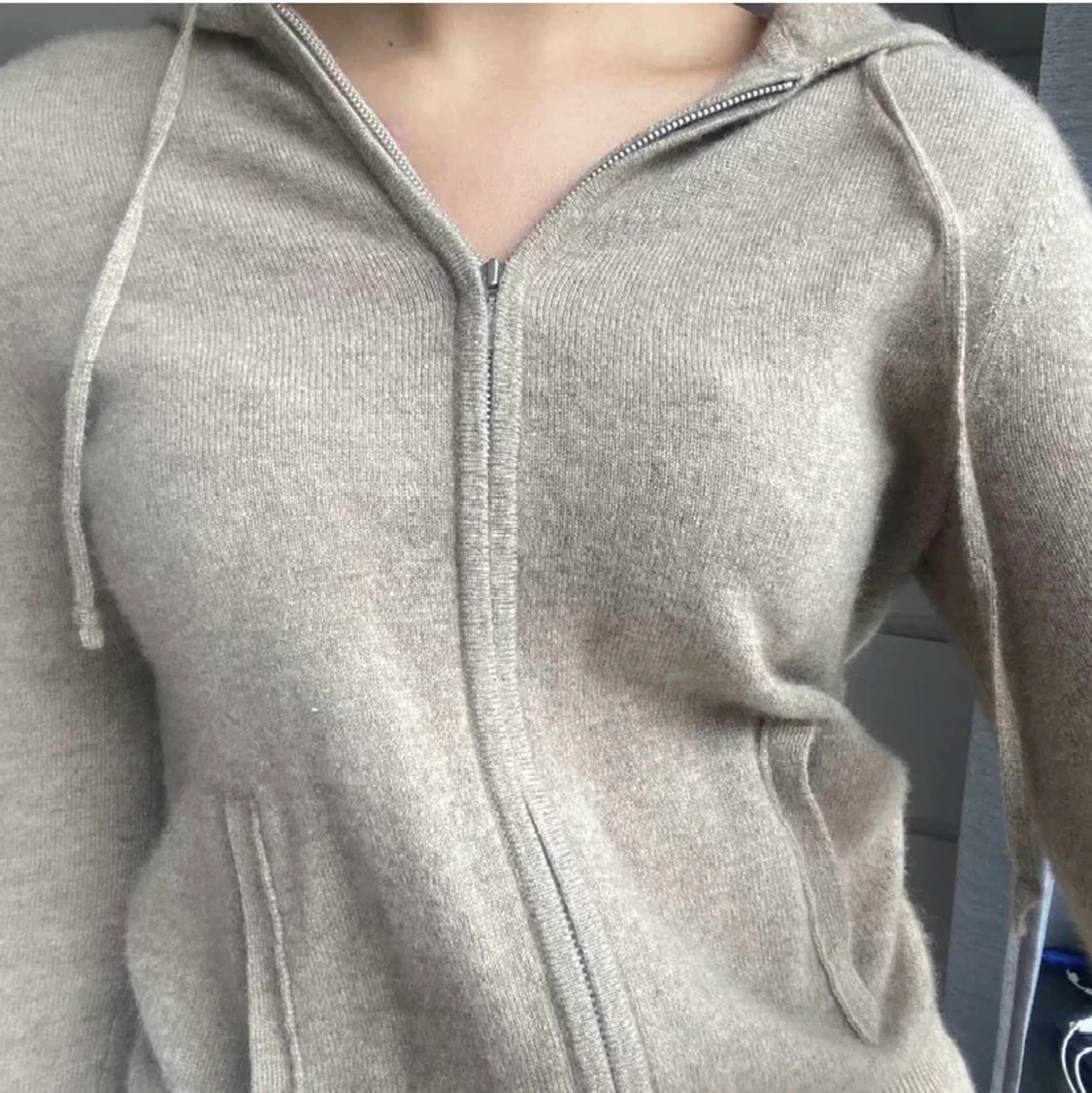 Soft goat zip up hoodie - 91