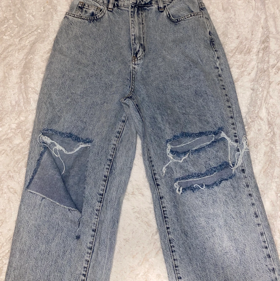 Slitna raka jeans  - 90