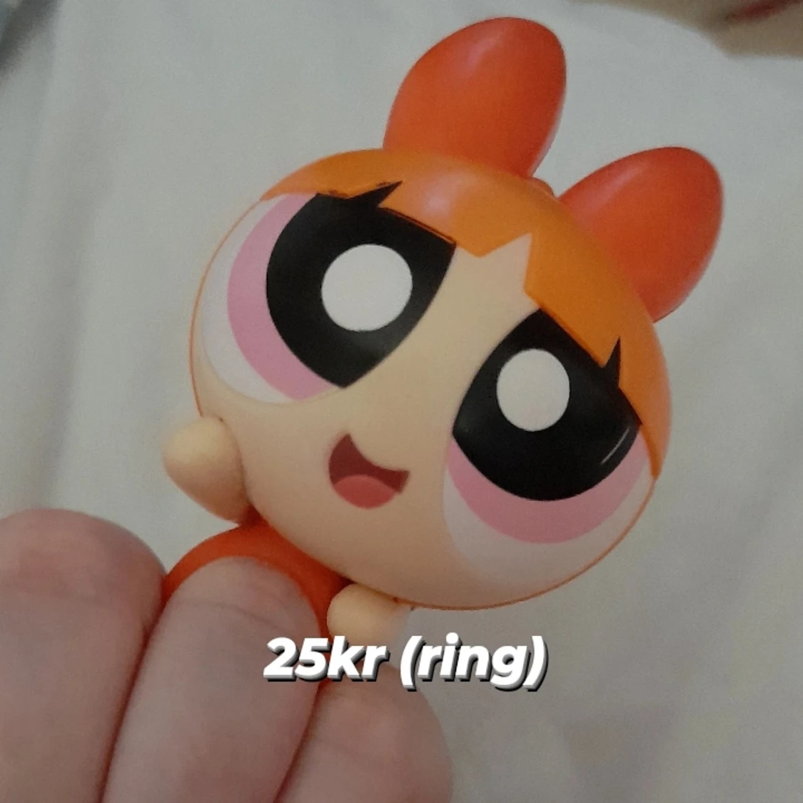 Powerpuffpinglorna ring